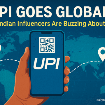 Illustration of UPI Global Expansion – India’s Digital Payments Going International