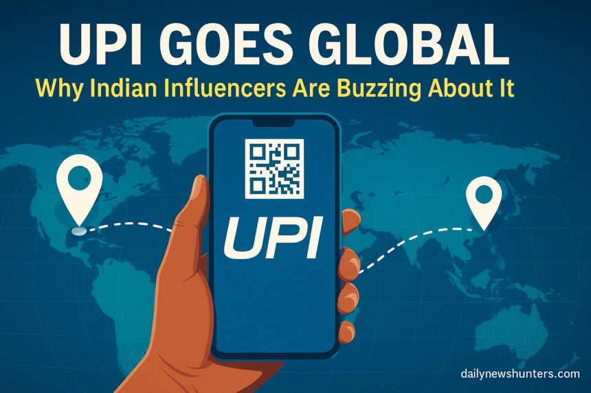 Illustration of UPI Global Expansion – India’s Digital Payments Going International